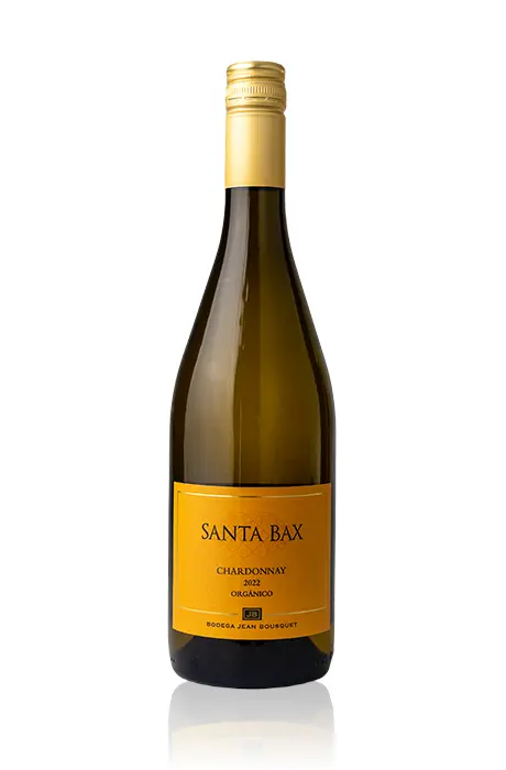 Biologische Chardonnay wijn uit Zuid Amerika. Santa Bax Jean Bousquet wijnjaar 2022